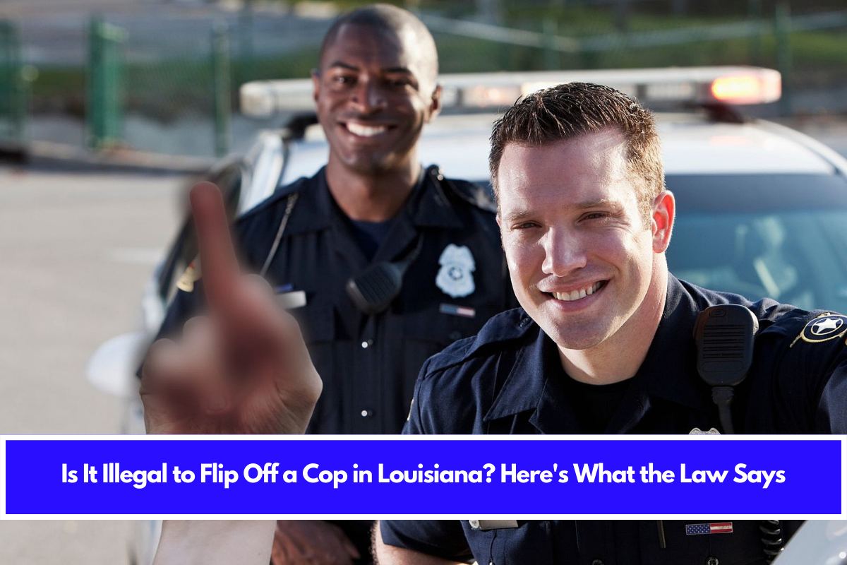 Is It Illegal to Flip Off a Cop in Louisiana Here's What the Law Says