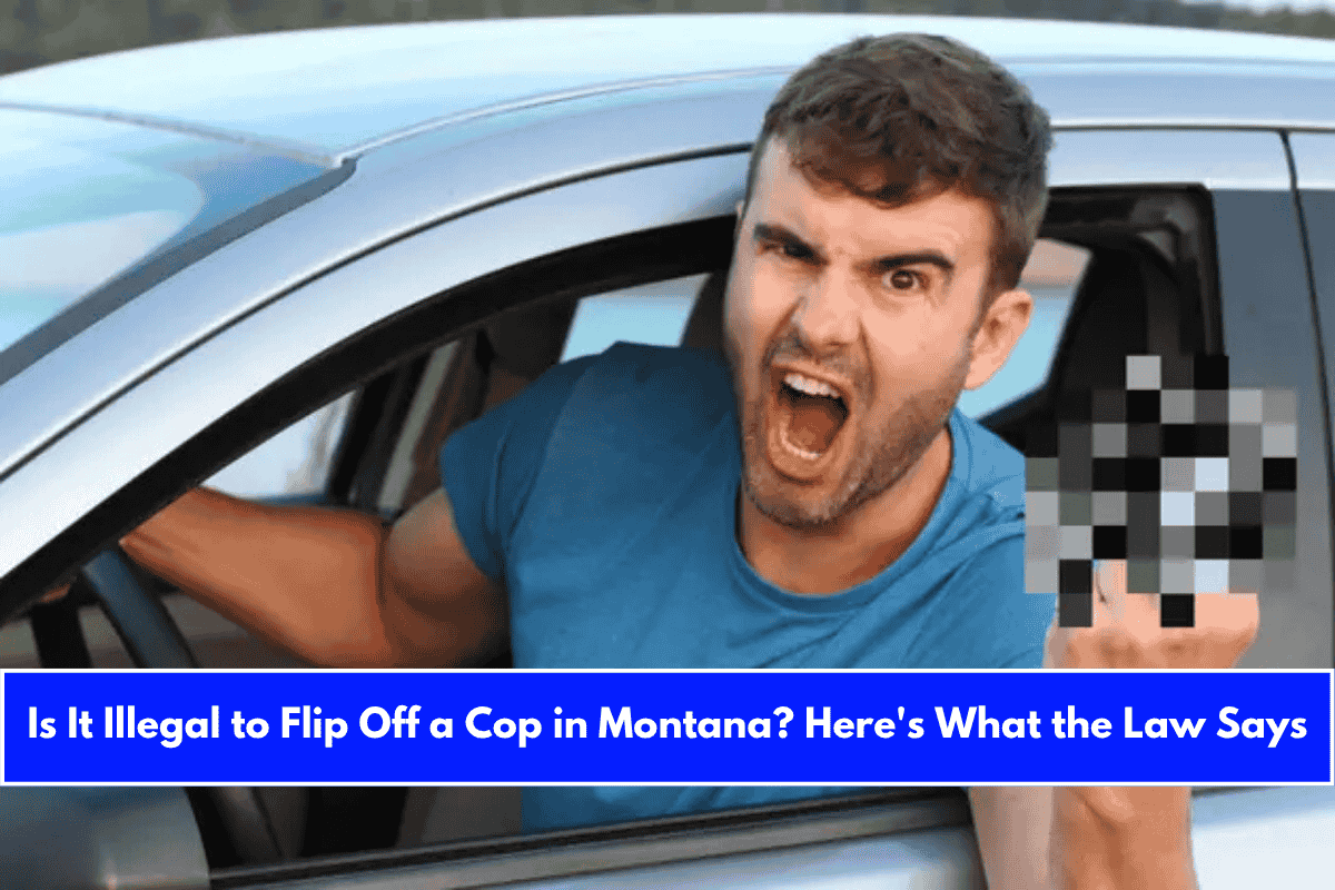 Is It Illegal to Flip Off a Cop in Montana Here's What the Law Says