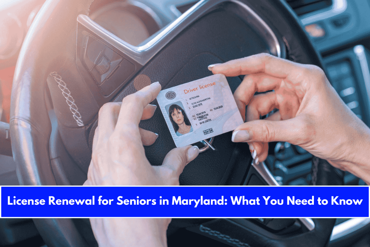 License Renewal for Seniors in Maryland What You Need to Know