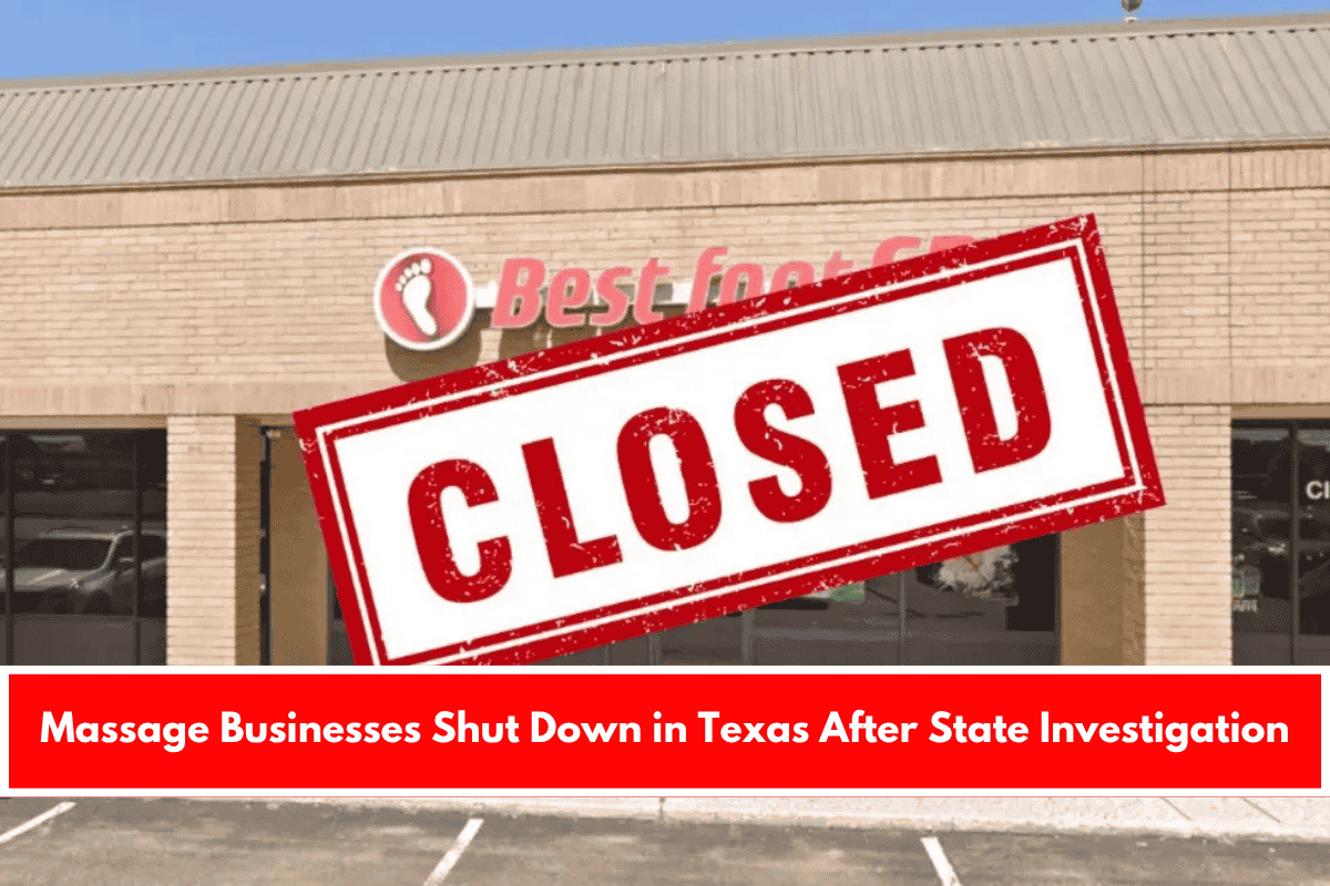Massage Businesses Shut Down in Texas After State Investigation
