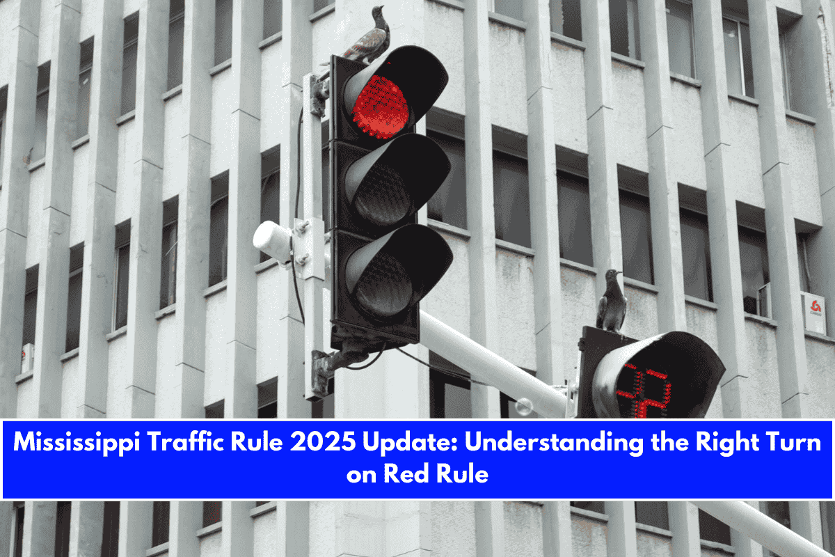 Mississippi Traffic Rule 2025 Update Understanding the Right Turn on Red Rule