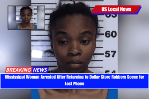 Mississippi Woman Arrested After Returning to Dollar Store Robbery Scene for Lost Phone