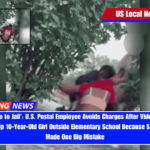 'Needs to Go to Jail' U.S. Postal Employee Avoids Charges After Video Captured Her Beating Up 10-Year-Old Girl Outside Elementary School Because School District Made One Big Mistake