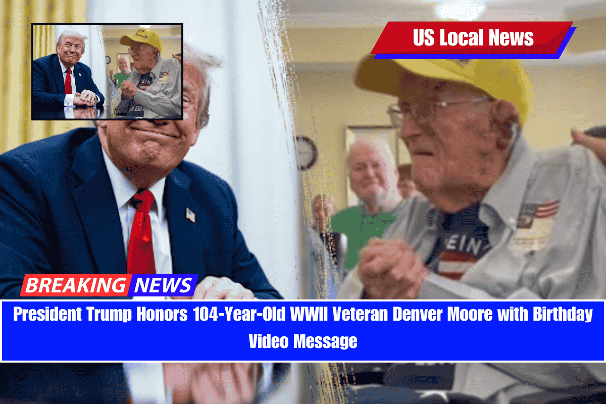 President Trump Honors 104-Year-Old WWII Veteran Denver Moore with Birthday Video Message