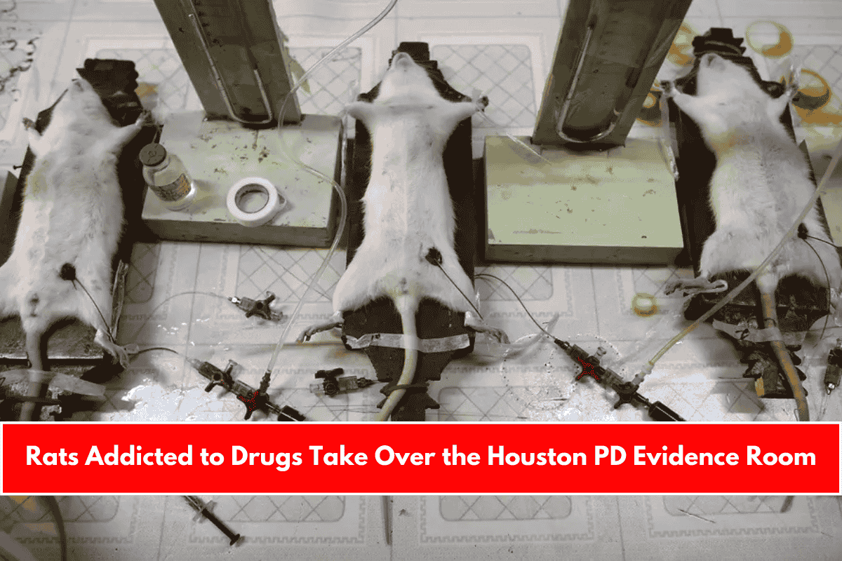 Rats Addicted to Drugs Take Over the Houston PD Evidence Room