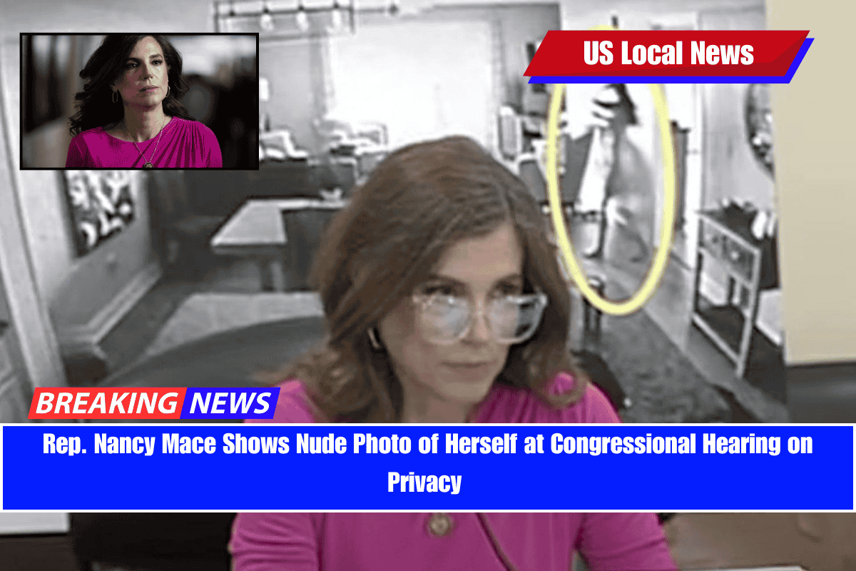 Rep. Nancy Mace Shows Nude Photo of Herself at Congressional Hearing on Privacy