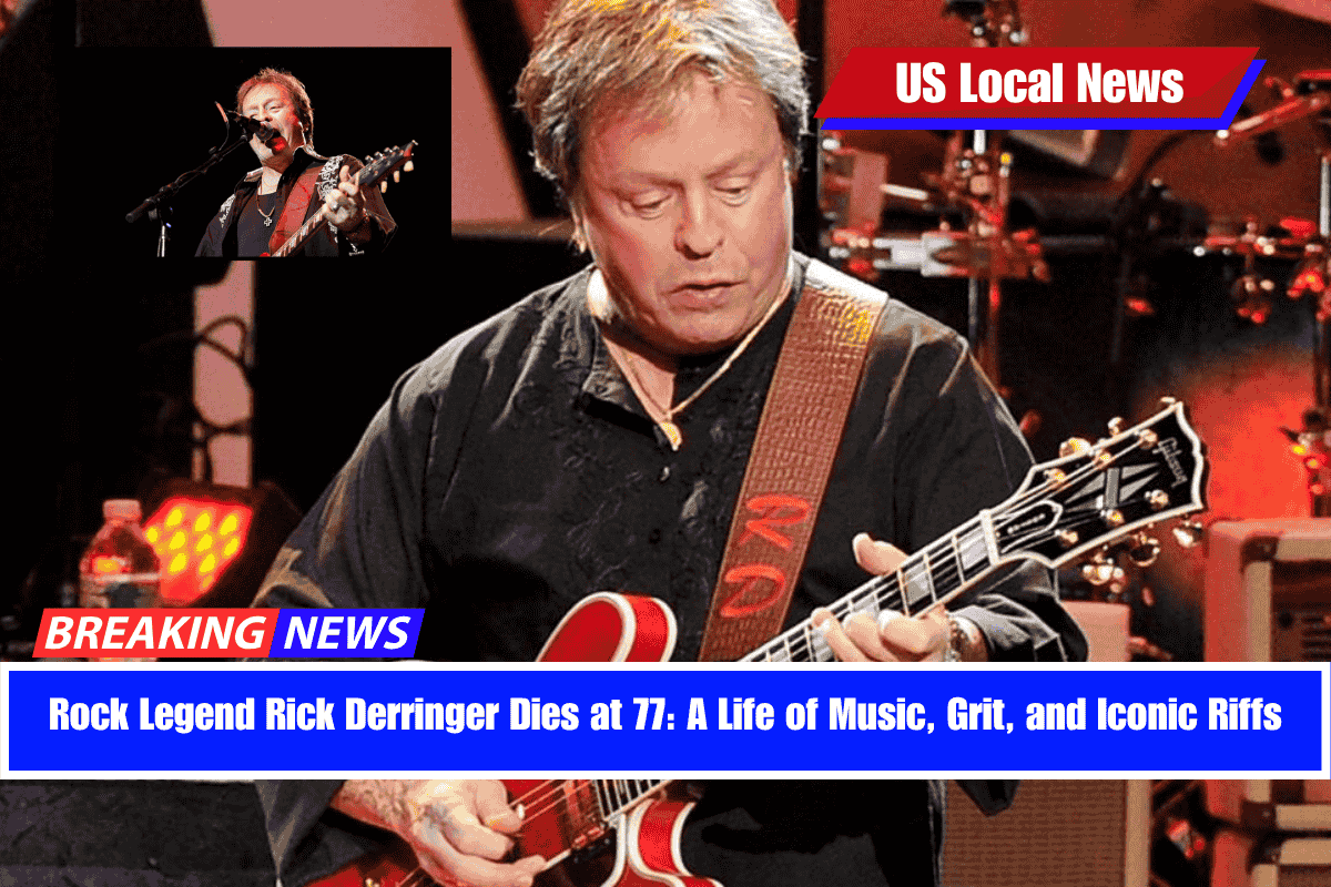 Rock Legend Rick Derringer Dies at 77 A Life of Music, Grit, and Iconic Riffs