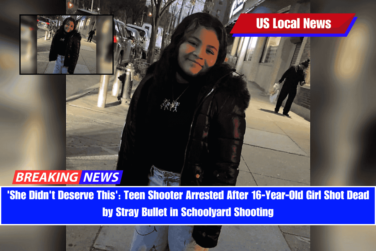 'She Didn't Deserve This' Teen Shooter Arrested After 16-Year-Old Girl Shot Dead by Stray Bullet in Schoolyard Shooting