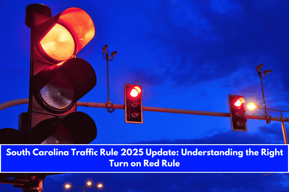 South Carolina Traffic Rule 2025 Update Understanding the Right Turn on Red Rule