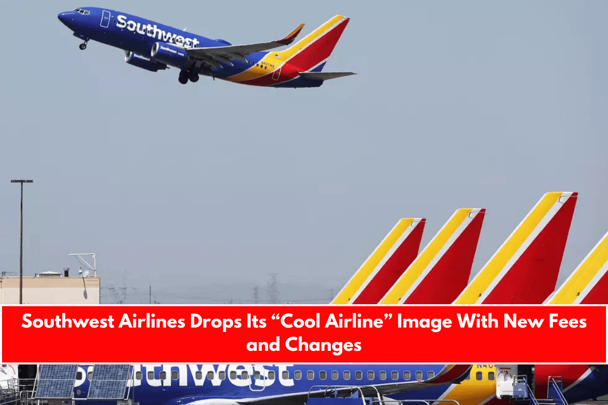 Southwest Airlines Drops Its “Cool Airline” Image With New Fees and Changes