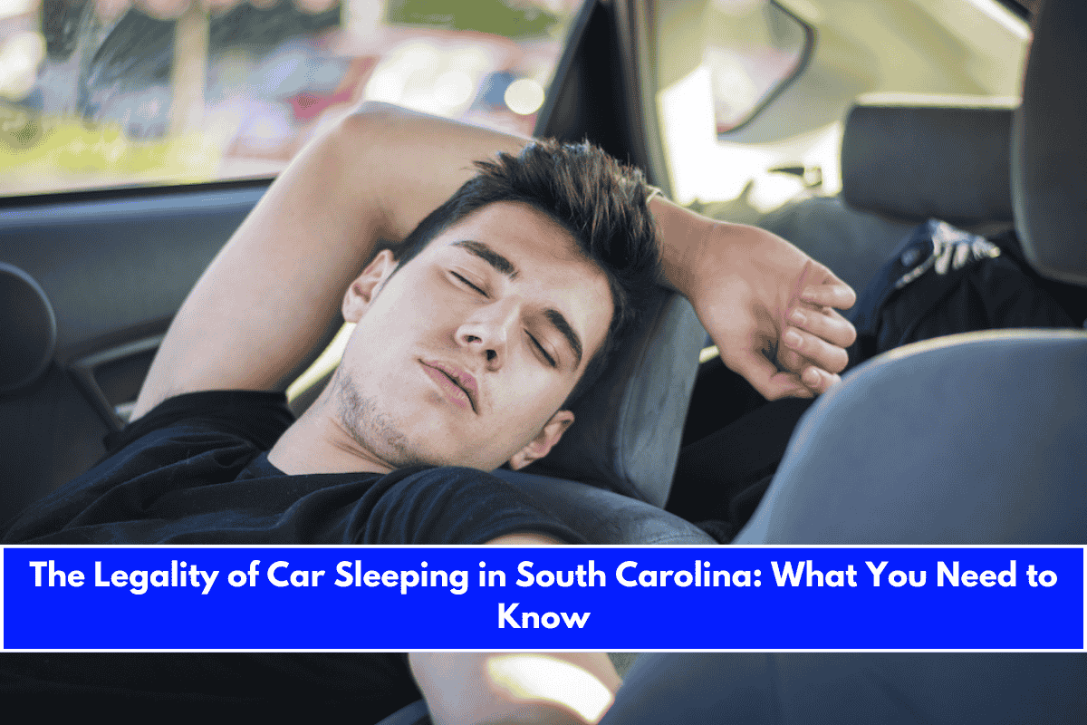 The Legality of Car Sleeping in South Carolina What You Need to Know