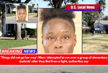 'Things did not go her way' Mom 'attempted to run over a group of elementary students' after they fled from a fight, authorities say