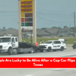 Three People Are Lucky to Be Alive After a Cop Car Flips in Temple, Texas