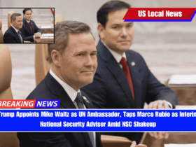 Trump Appoints Mike Waltz as UN Ambassador, Taps Marco Rubio as Interim National Security Adviser Amid NSC Shakeup