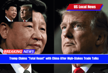 Trump Claims Total Reset with China After High-Stakes Trade Talks