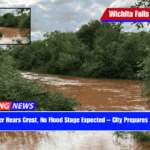 Wichita River Nears Crest, No Flood Stage Expected – City Prepares Just in Case
