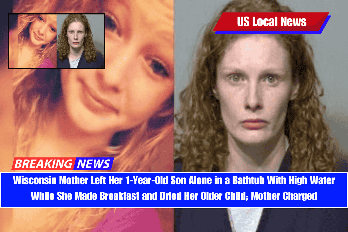 Wisconsin Mother Left Her 1-Year-Old Son Alone in a Bathtub With High Water While She Made Breakfast and Dried Her Older Child; Mother Charged