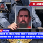 You Can't Make It Up Man in Florida Bitten by an Alligator, Growled at a Good Samaritan, and Then Tried to Steal the Cops' Guns Before Being Shot and Killed