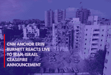 CNN Anchor Erin Burnett Reacts Live to Iran-Israel Ceasefire Announcement