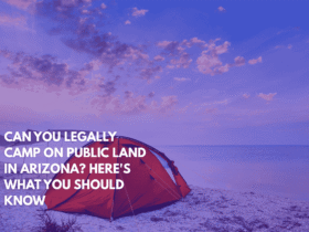 Can You Legally Camp on Public Land in Arizona Here's What You Should Know