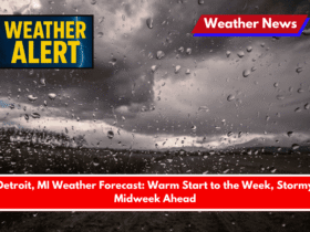 Detroit, MI Weather Forecast Warm Start to the Week, Stormy Midweek Ahead