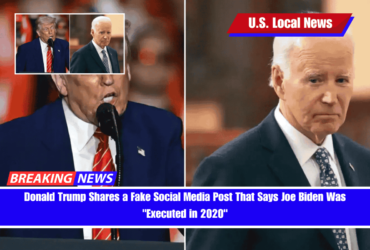 Donald Trump Shares a Fake Social Media Post That Says Joe Biden Was Executed in 2020