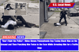 Don't Fight the Police Video Shows Pennsylvania Cop Tasing Black Man on the Ground and Then Punching Him Twice in the Face While Arresting Him for a Traffic Stop