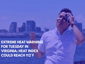 Extreme Heat Warning for Tuesday in Virginia Heat Index Could Reach 112°F
