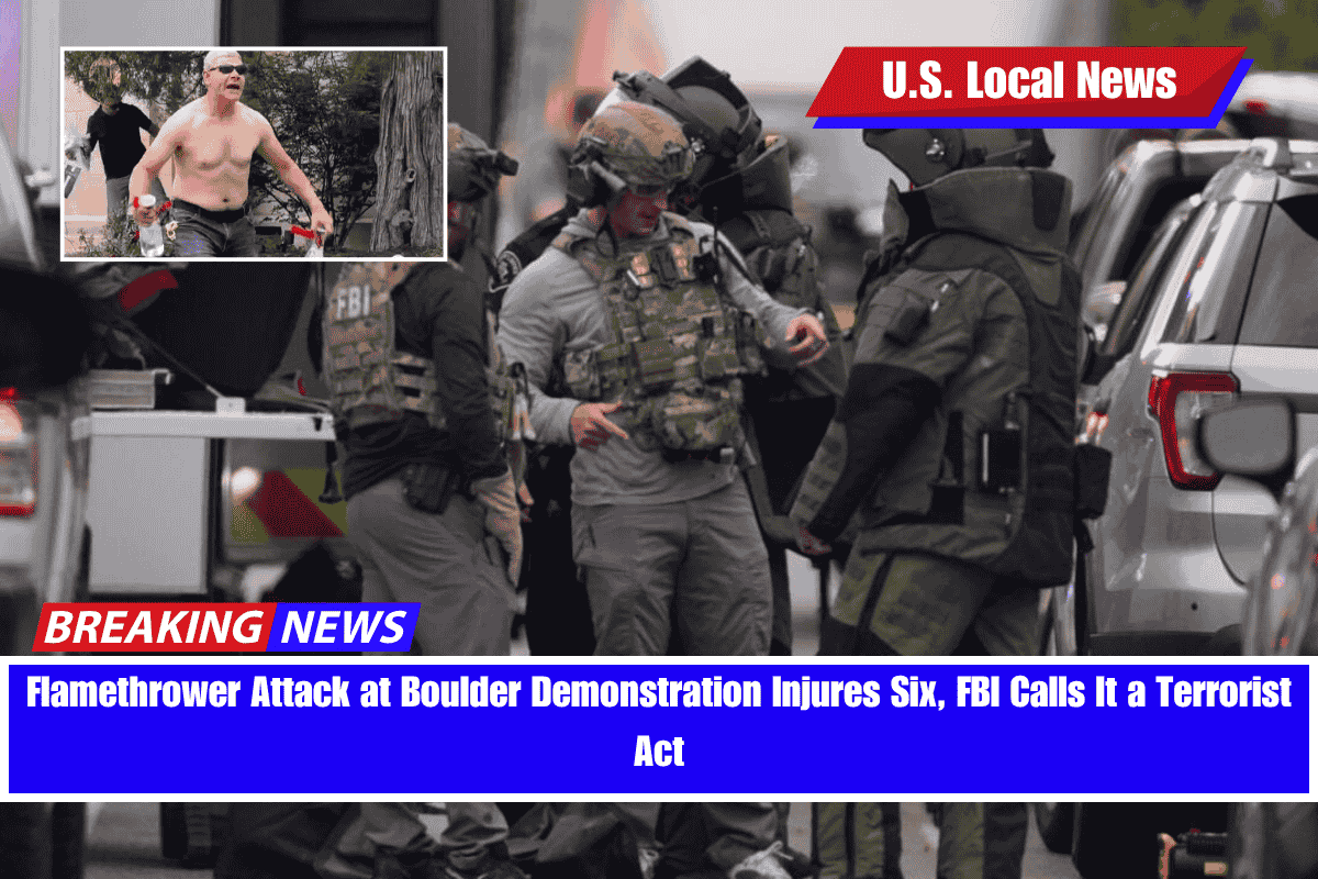 Flamethrower Attack at Boulder Demonstration Injures Six, FBI Calls It a Terrorist Act