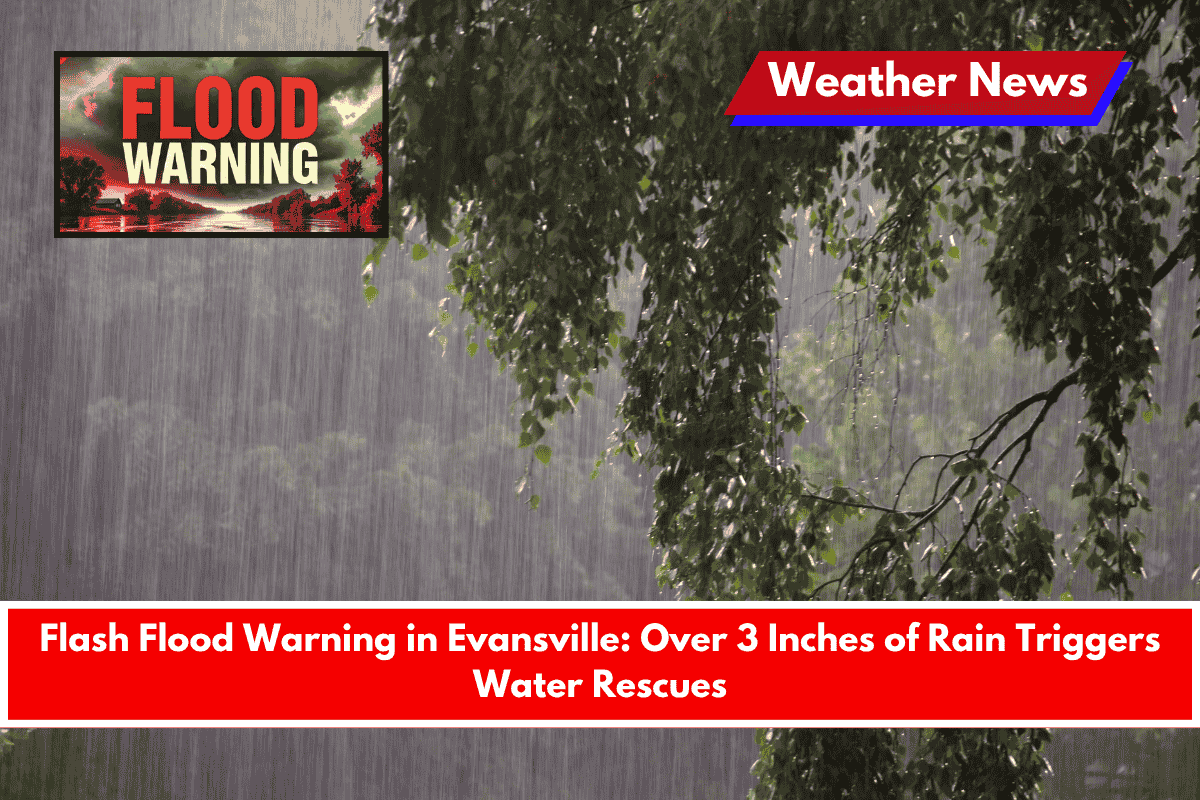 Flash Flood Warning in Evansville Over 3 Inches of Rain Triggers Water Rescues