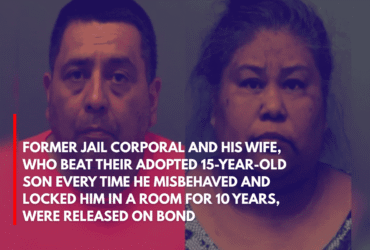 Former Jail Corporal and His Wife, Who Beat Their Adopted 15-Year-Old Son Every Time He Misbehaved and Locked Him in a Room for 10 Years, Were Released on Bond