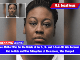 Illinois Mother Who Cut the Wrists of Her 1-, 3-, and 5-Year-Old Kids Because She Had No Help and Was Taking Care of Them Alone, Was Charged