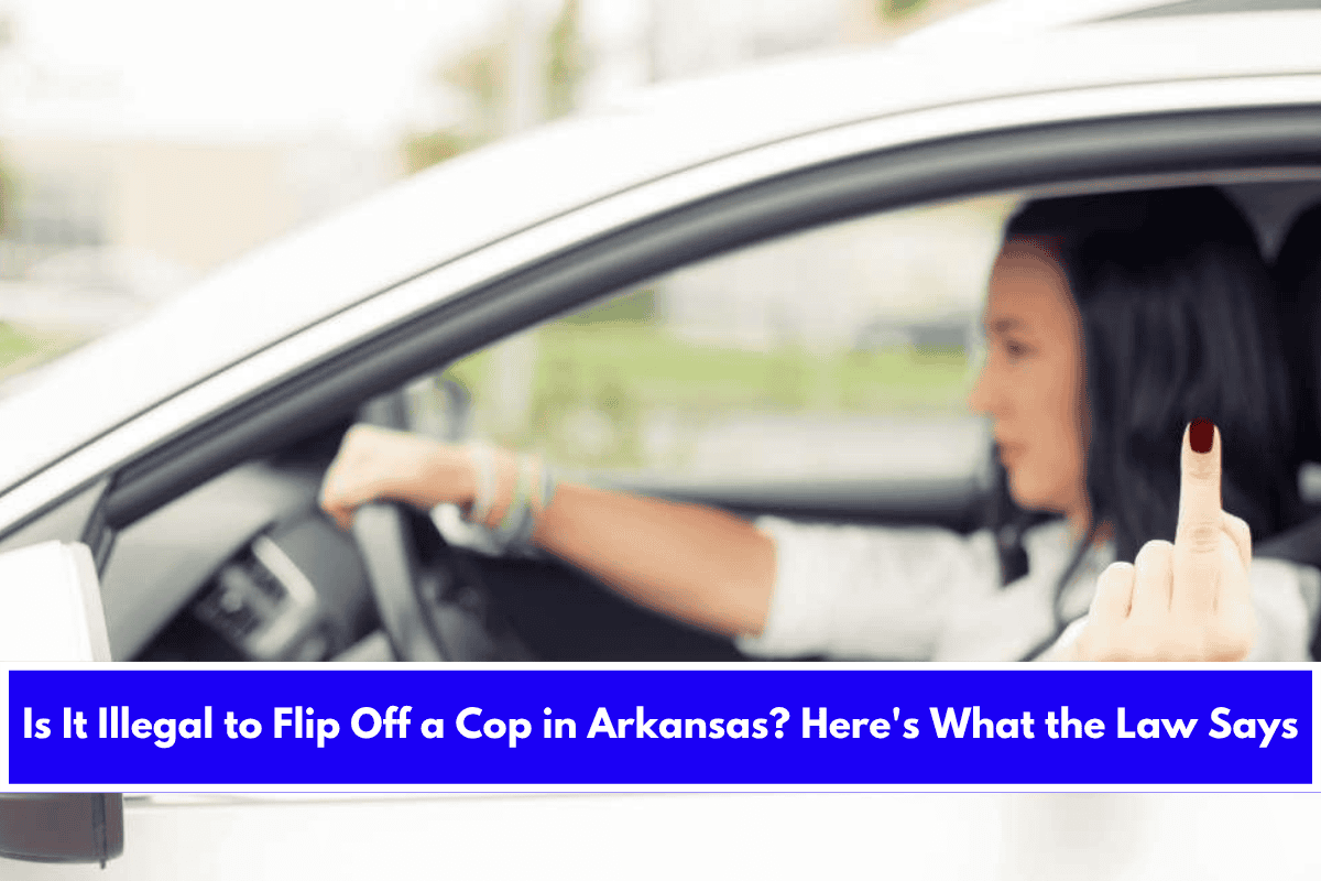 Is It Illegal to Flip Off a Cop in Arkansas Here's What the Law Says