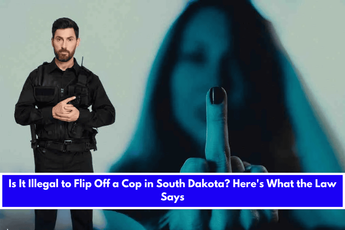Is It Illegal to Flip Off a Cop in South Dakota Here's What the Law Says
