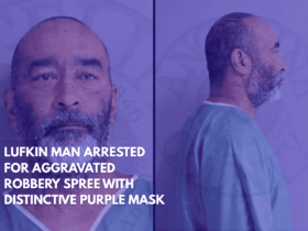 Lufkin Man Arrested for Aggravated Robbery Spree with Distinctive Purple Mask