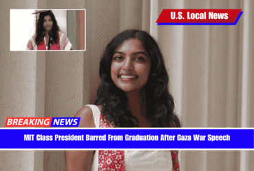 MIT Class President Barred From Graduation After Gaza War Speech