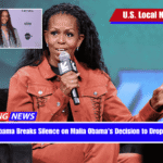 Michelle Obama Breaks Silence on Malia Obama's Decision to Drop Last Name