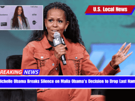 Michelle Obama Breaks Silence on Malia Obama's Decision to Drop Last Name