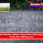 Minneapolis Weather Update Severe Storm Warning Canceled, Heavy Rain Still Expected