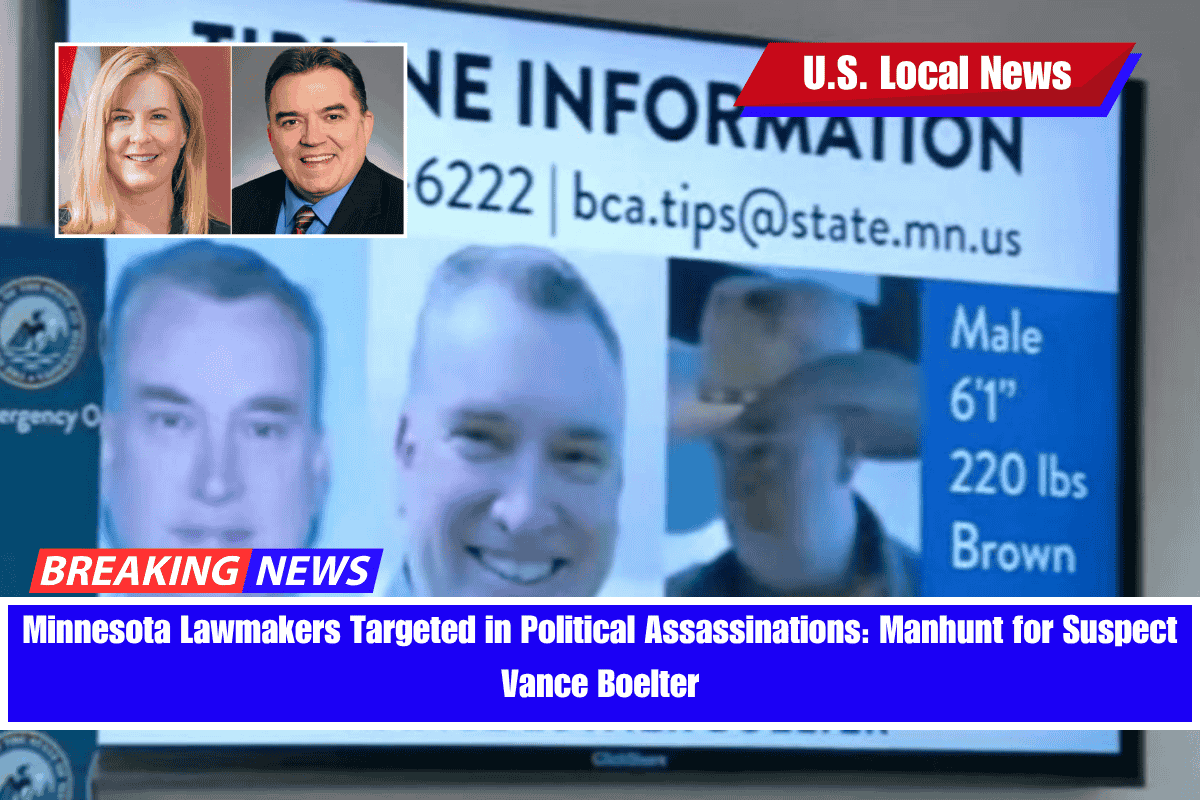 Minnesota Lawmakers Targeted in Political Assassinations Manhunt for Suspect Vance Boelter