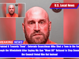 Pointed It Towards Them Colorado Councilman Who Shot a Teen in the Face Through the Windshield After Saying His Gun Went Off Refused to Step Down, So the Council Voted Him Out Instead