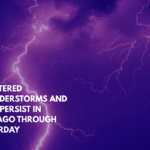 Scattered Thunderstorms and Heat Persist in Chicago Through Saturday
