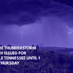 Severe Thunderstorm Watch Issued for Middle Tennessee Until 1 A.M. Thursday