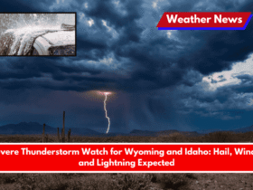 Severe Thunderstorm Watch for Wyoming and Idaho Hail, Winds, and Lightning Expected