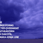 Severe Thunderstorms Expected Overnight in Southeastern South Dakota, Nebraska-Iowa Line