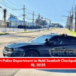 Shreveport Police Department to Hold Seatbelt Checkpoint on June 10, 2025