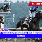 Sovereignty Triumphs in 157th Belmont Stakes, Defeats Journalism in Muddy Conditions