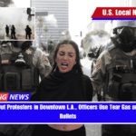 To Clear Out Protesters in Downtown L.A., Officers Use Tear Gas and Rubber Bullets