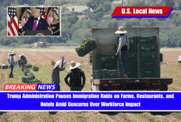 Trump Administration Pauses Immigration Raids on Farms, Restaurants, and Hotels Amid Concerns Over Workforce Impact