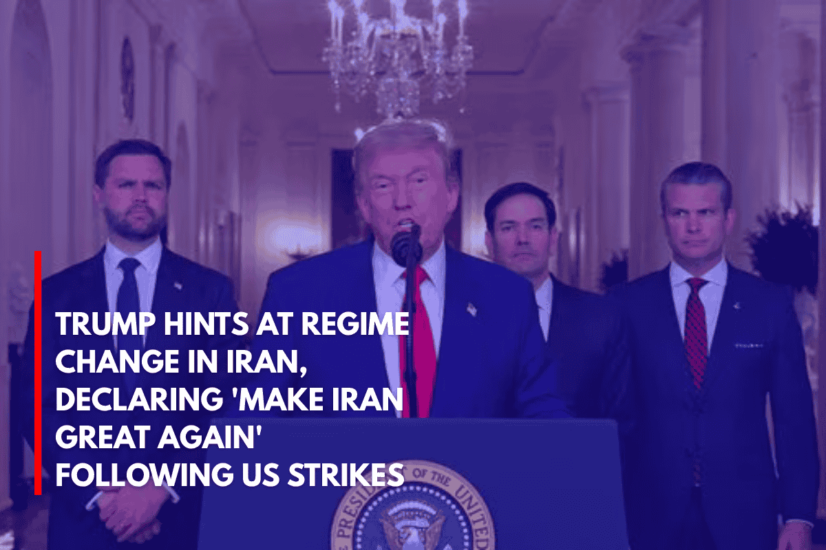 Trump Hints at Regime Change in Iran, Declaring 'MAKE IRAN GREAT AGAIN' Following US Strikes